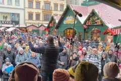 Auftritt auf dem Leipziger Weihnachtsmarkt am 10.12.2022